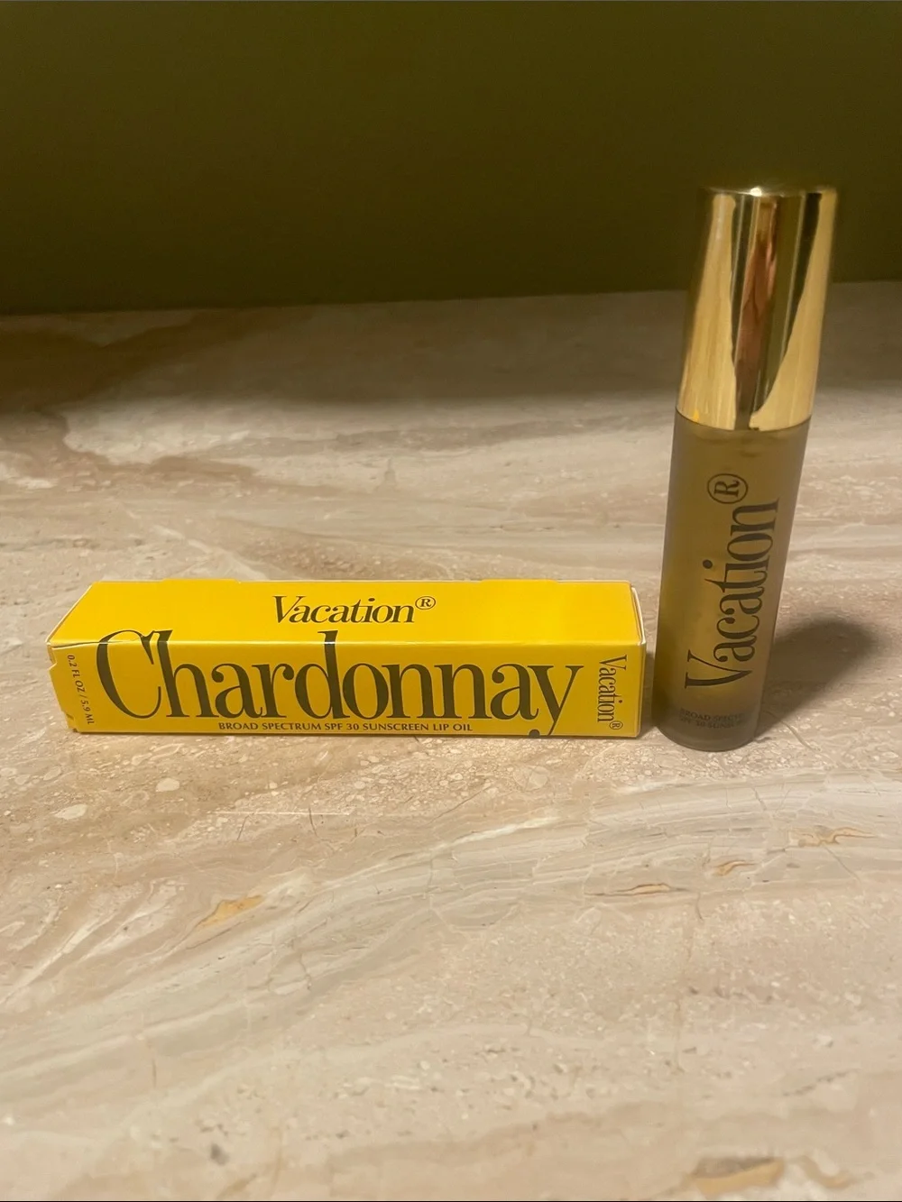 Vacation Chardonnay Broad Spectrum SPF 30 Sunscreen Lip Oil